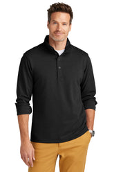 Brooks Brothers® Mid-Layer Stretch 1/2-Button - Black Heather - XS